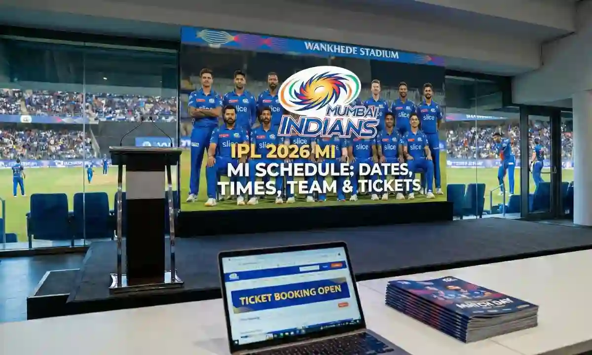 IPL 2026 MI Match Schedule List: Dates, Time Table, Team Squad and Tickets Info